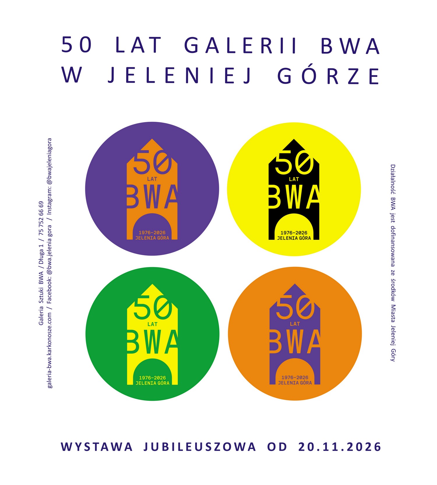 wydarzenie: L=50. 50 lat Galerii BWA w Jeleniej Górze